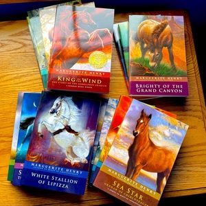 boxed set of horse stories, chapter books. marguerite henry complete collection